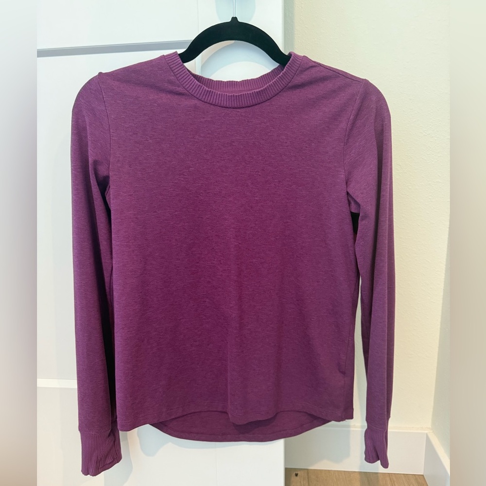 Purple Long Sleeve Top